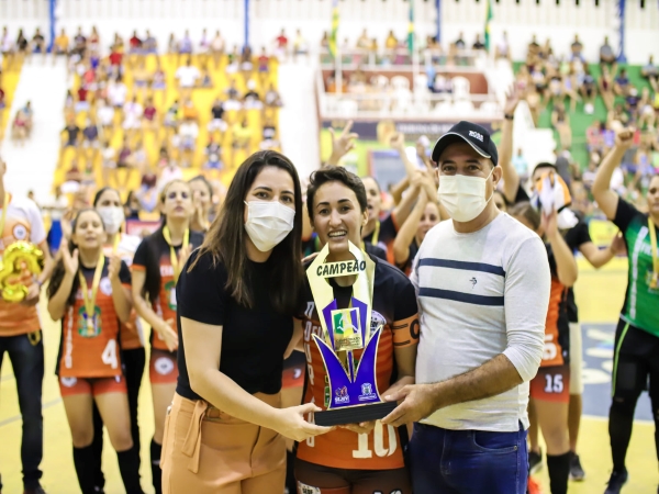 PREMIAÇÃO DO CAMPEONATO MUNICIPAL DE FUTSAL FEMININO AMADOR DE MORADA NOVA