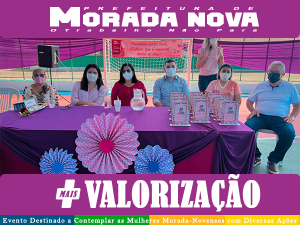 UM EVENTO DESTINADO A CONTEMPLAR AS MULHERES MORADA-NOVENSES