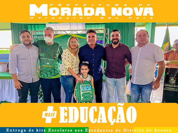 ENTREGA DE KITS ESCOLARES AOS ESTUDANTES DO DISTRITO DE ARUARU