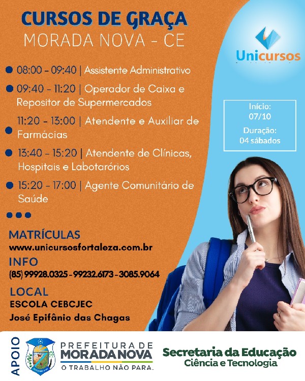 CURSOS DE GRAÇA!